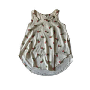 Papaya Pineapple Print Tank Top (L)